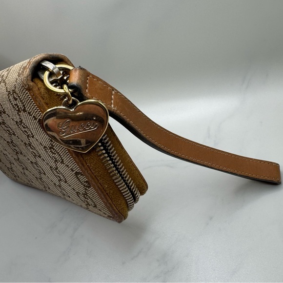 Gucci Canvas Long zip wallet with leather strap - Picture 6 of 8